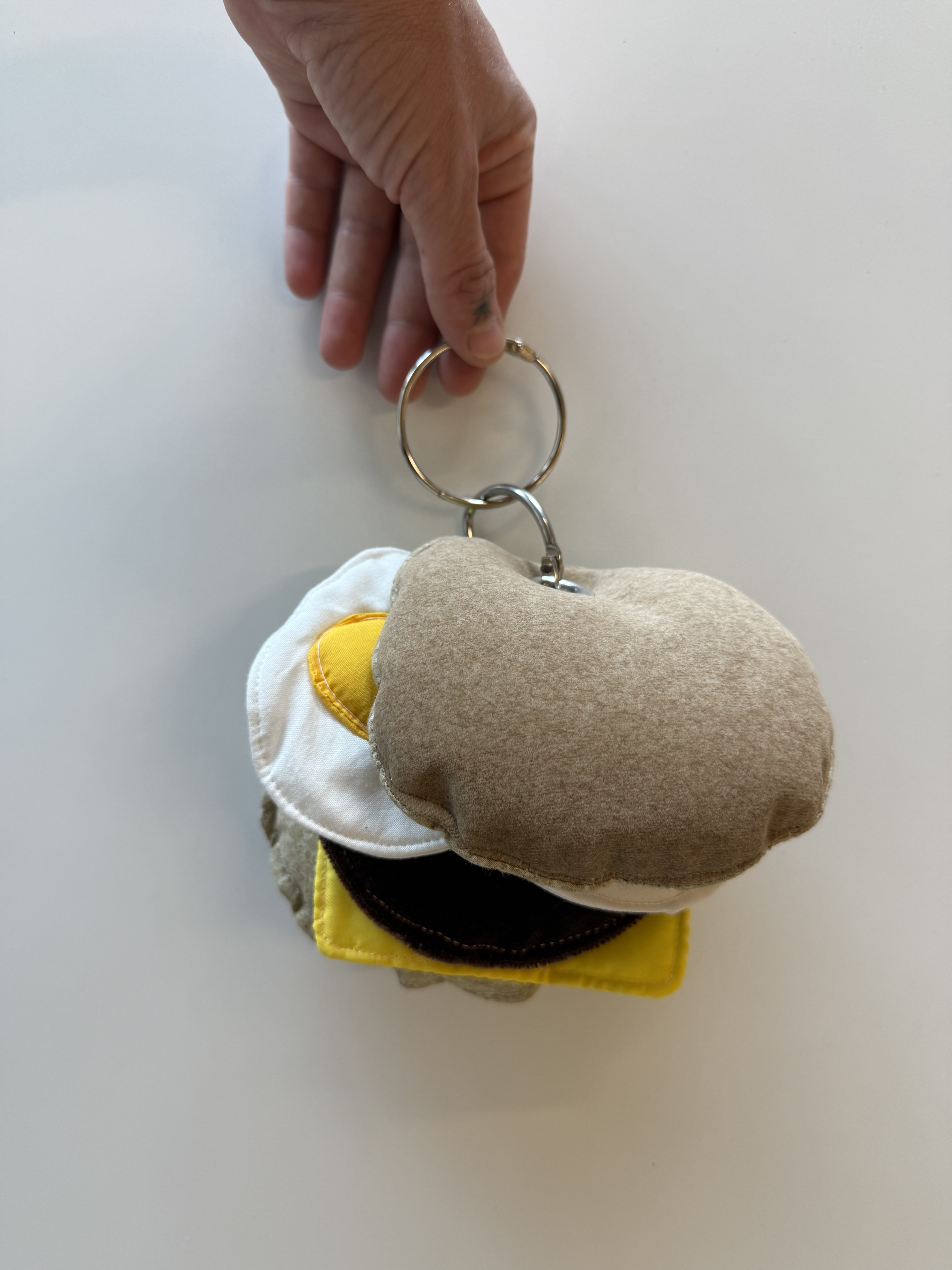 Egg Sausage Sandwich Charm