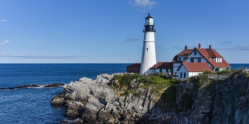Portland Head Light, engraved plate for the cover