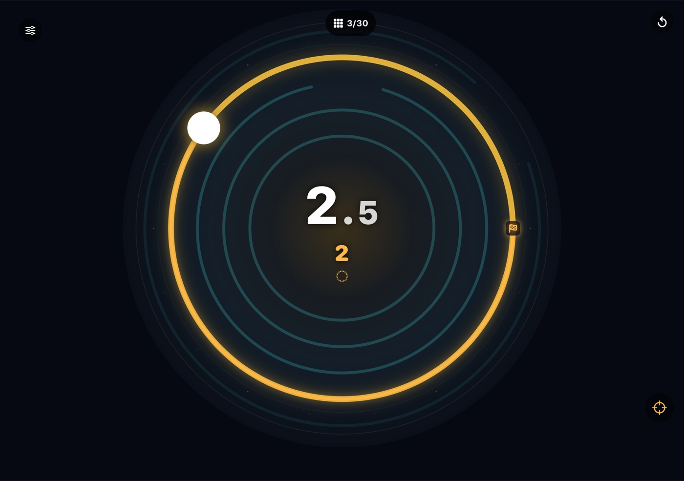 iPhone Duo, open: the rings and marble across the wide screen